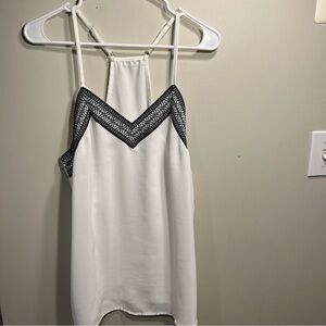 Cami with black and navy stitching